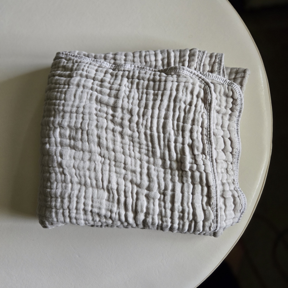 Textured Grey Blanket